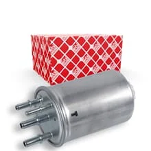 FEBI KRAFTSTOFFFILTER LEITUNGSFILTER MIT WASSERABSCHEIDER passend für JAGUAR XF