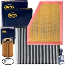 FILTERSET INSPEKTIONSPAKET FÜR AUDI A1 8X SEAT IBIZA 4 IV 2.0 TDI 136+143 PS