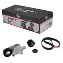 GATES KEILRIPPENRIEMEN-SATZ passend für CITROËN C1 C2 C3 C4 FORD C-MAX FIESTA