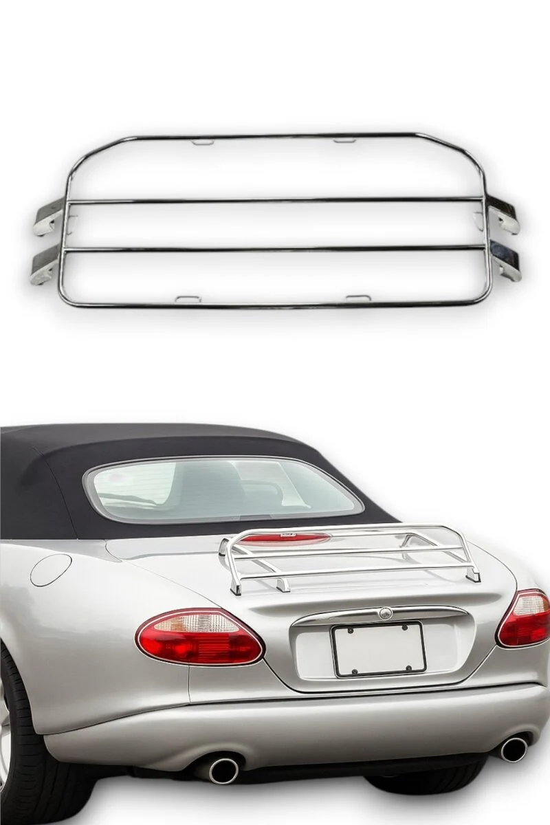Gepäckträger Heckträger für Jaguar XK8 Coupe 1996-2005 Sondermodell Chrom