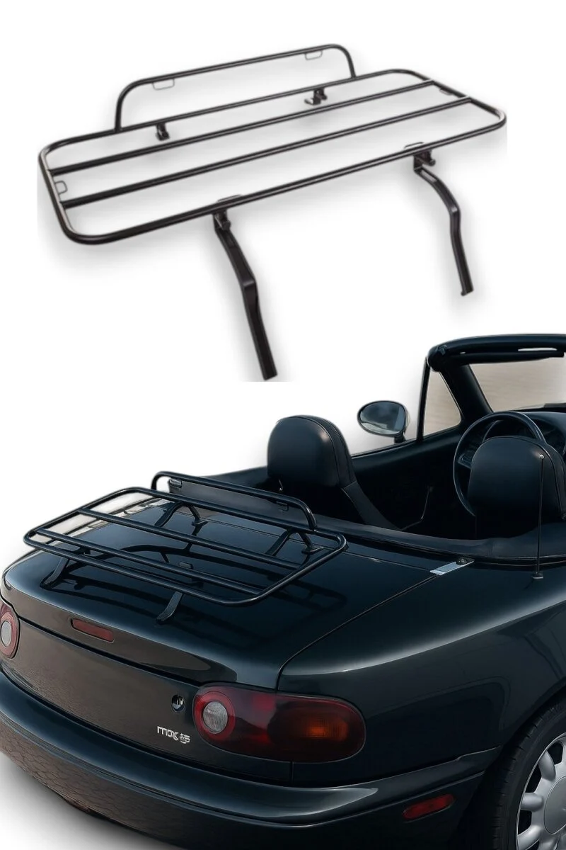 Gepäckträger Heckträger für Mazda MX-5 NA Roadster 1989-1998 schwarz