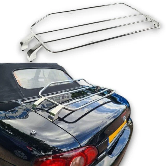 Gepäckträger Heckträger für Mazda MX-5 NB Roadster 1998-2005 Sondermodell Chrom