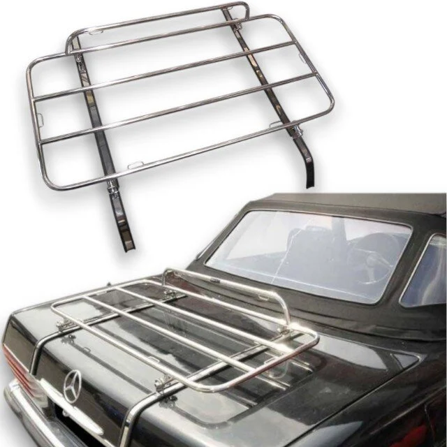 Gepäckträger Heckträger für Mercedes SL R107 1972-1989 Chrom