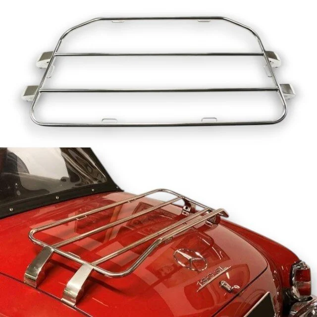 Gepäckträger Heckträger für Mercedes SL W121 R190 1955-1963 Sondermodell Chrom