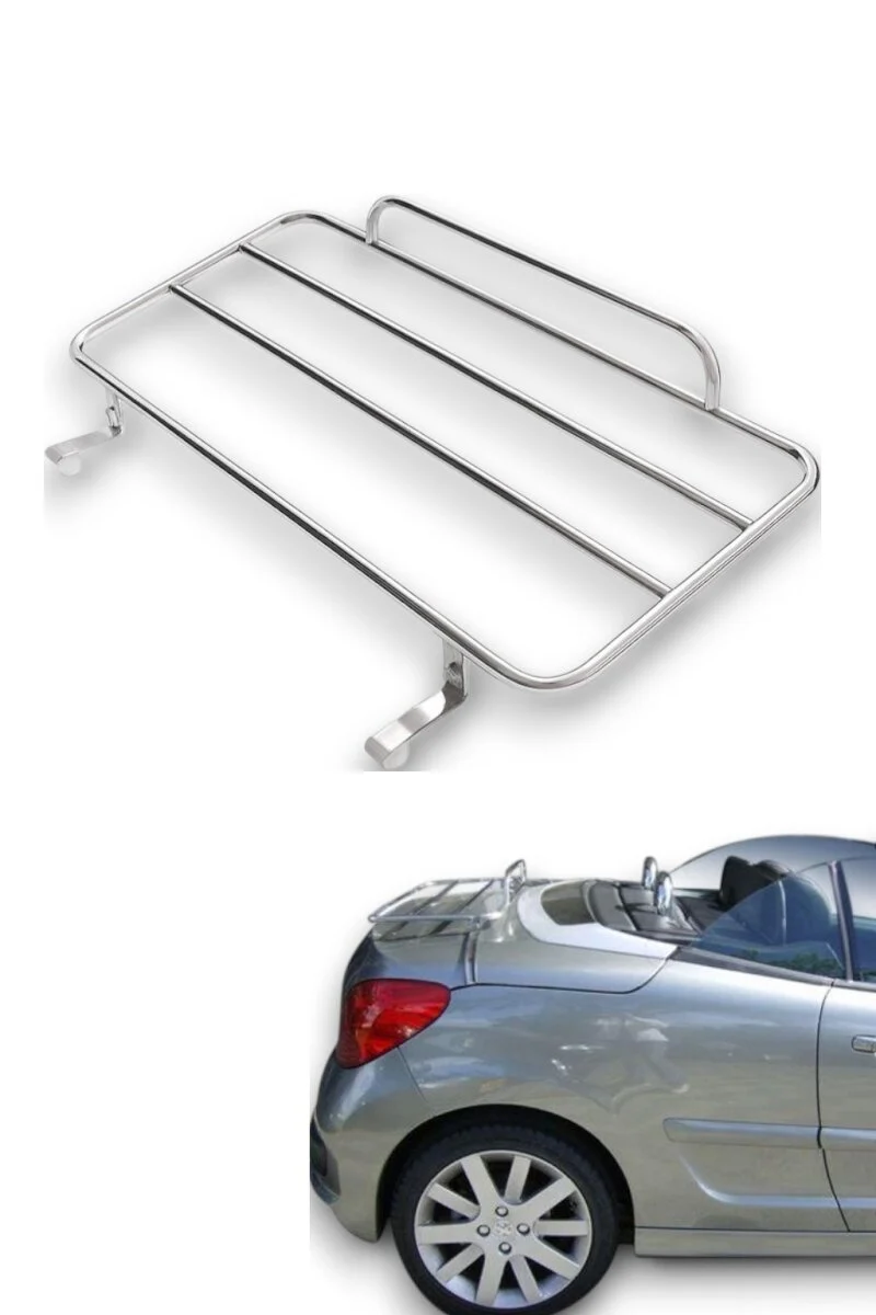 Gepäckträger Heckträger für Peugeot 207CC 2007-2012 Chrom