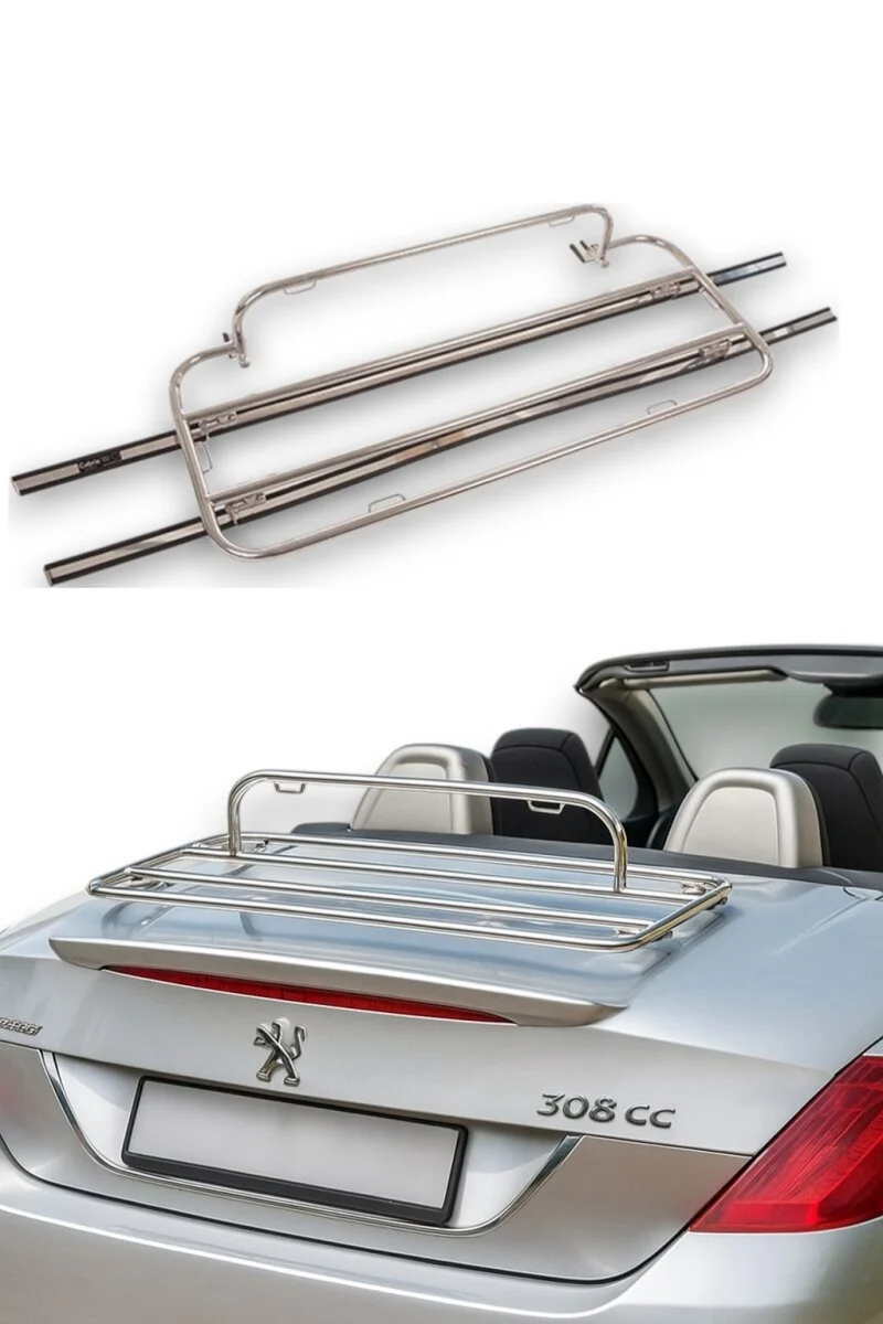 Gepäckträger Heckträger für Peugeot 308CC 2009-2014 Chrom