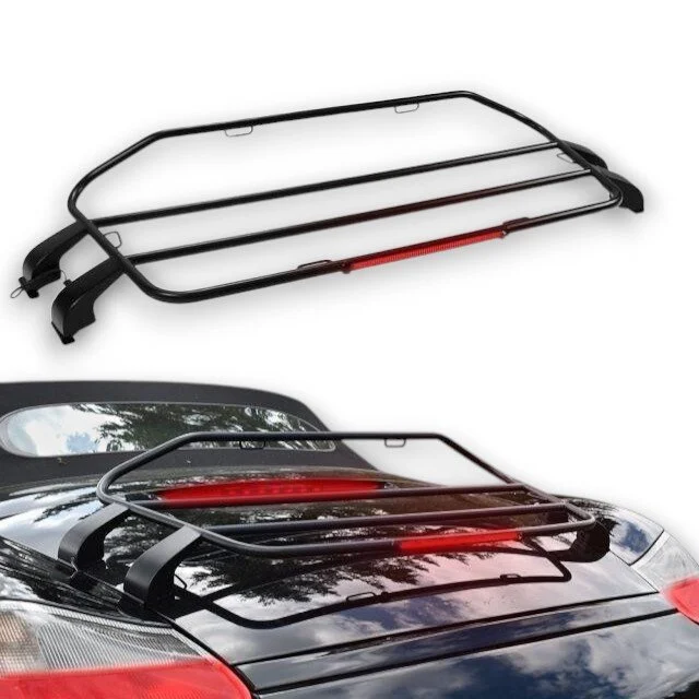 Gepäckträger Heckträger für Porsche Boxster 986 & 987 Inkl. dritter Bremsleuchte 1996-2012 Chrom