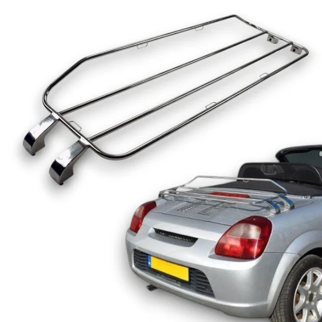Gepäckträger Heckträger für Toyota MR2 Spider 2000-2005 Sondermodell Chrom