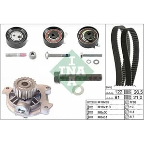Ina Zahnriemensatz + Wasserpumpe VW LT 28-35 28-46 II 2 T4 2,5