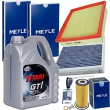 INSPEKTIONSPAKET+FUCHS 5W30 ÖL passend für BMW 1er F20 21 3er F30 31 4er F32 F36