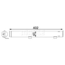 MAHLE KLIMATROCKNER FILTER KLIMAANLAGE passend für MERCEDES-BENZ GL-KLASSE