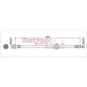 Metzger Bremsschlauch hinten links Mercedes Evito Marco V-Klasse Vito