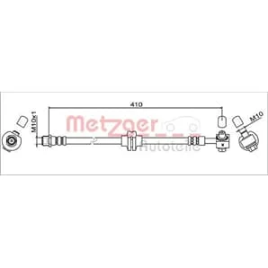 Metzger Bremsschlauch vorne rechts 4111608 Opel Zafira Tourer C