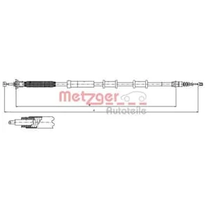 Metzger Bremsseil hinten rechts Fiat Grande Punto 199