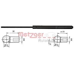 Metzger Gasfeder für Kofferraum Volvo 850 V70