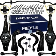MEYLE QUERLENKER SATZ KOMPLETT + STABILISATOR HINTEN für VW GOLF V EOS TOURAN