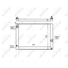 NRF KÜHLER WASSERKÜHLER passend für BMW 5 6 7 | 53724