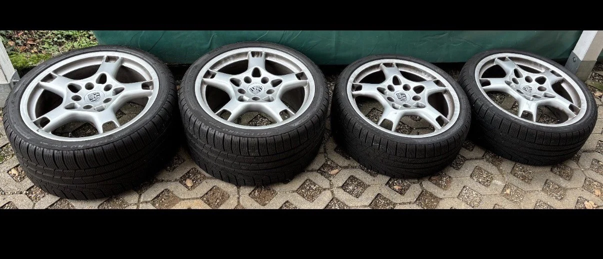 Original Lobster Porsche Felgen mit Reifen