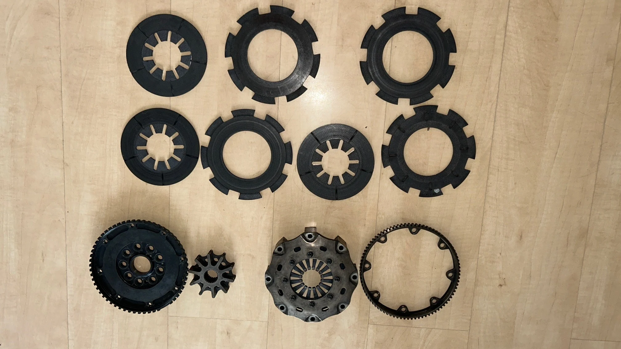 Porsche 997 GT3R Carbon Kupplung mit Schwung