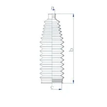 SPIDAN LÖBRO LENKMANSCHETTE passend für TOYOTA COROLLA RAV YARIS | 84201