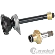 STECKWELLE SET RECHTS FLANSCH ZWISCHEN WELLE ANTRIEBSWELLEN für VW T4 2.5 TDI