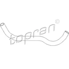 TOPRAN KÜHLWASSERSCHLAUCH OBEN PASSEND FÜR VW PASSAT | 103 382
