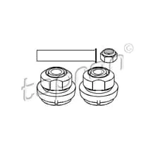 TOPRAN REPARATUR-SATZ QUERLENKER BUCHSEN INNEN passend für MERCEDES 123