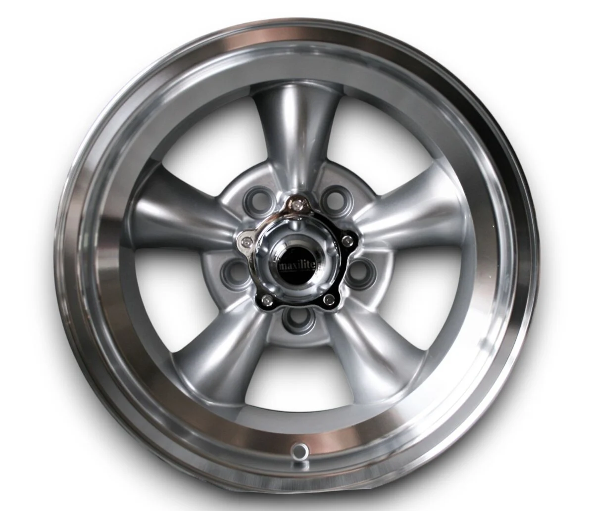 Torque Thrust style Leichtmetallfelgen Silber für Pontiac Catalina 8x15 ET 0