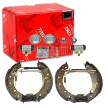 TRW BREMSBACKEN-SATZ HINTERACHSE PASSEND FÜR CITROËN SAXO XSARA ZX PEUGEOT 106