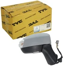 TYC AUßENSPIEGEL GRUNDIERT MIT BEGRENZUNGSLICHT MIT BLINKLICHT RECHTS PASSEND