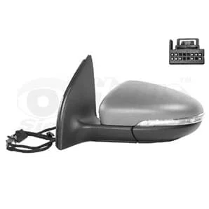 Van Wezel Außenspiegel links elektrisch beheizbar VW Golf 6