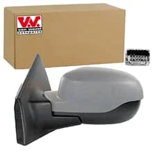 VAN WEZEL AUßENSPIEGEL LINKS GRUNDIERT passend für RENAULT CLIO