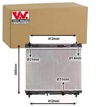 VAN WEZEL Kühler, Motorkühlung 53002358