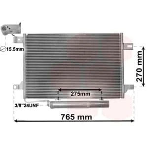 Van Wezel Klimakondensator + Trockner Mercedes A-Klasse W169 B-Klasse W245