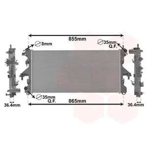 Van Wezel Motorkühler Fiat Ducato 250