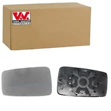 VAN WEZEL SPIEGELGLAS BLAU GETÖNT KONVEX UNBEHEIZT RECHTS passend für AUDI 80 90