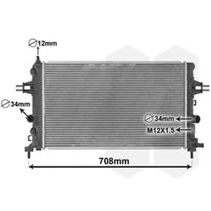 Van Wezel Wasserkühler Opel Astra H + GTC Caravan Zafira B 1,6 1,8
