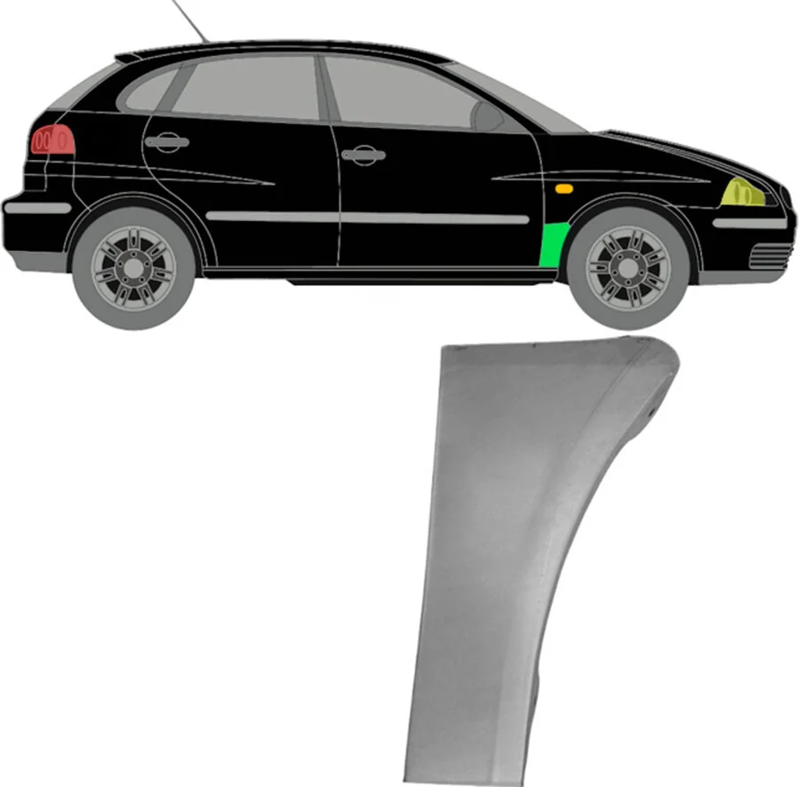 Vorne Kotflügel Blech für Seat Cordoba 2002 - 2008 rechts