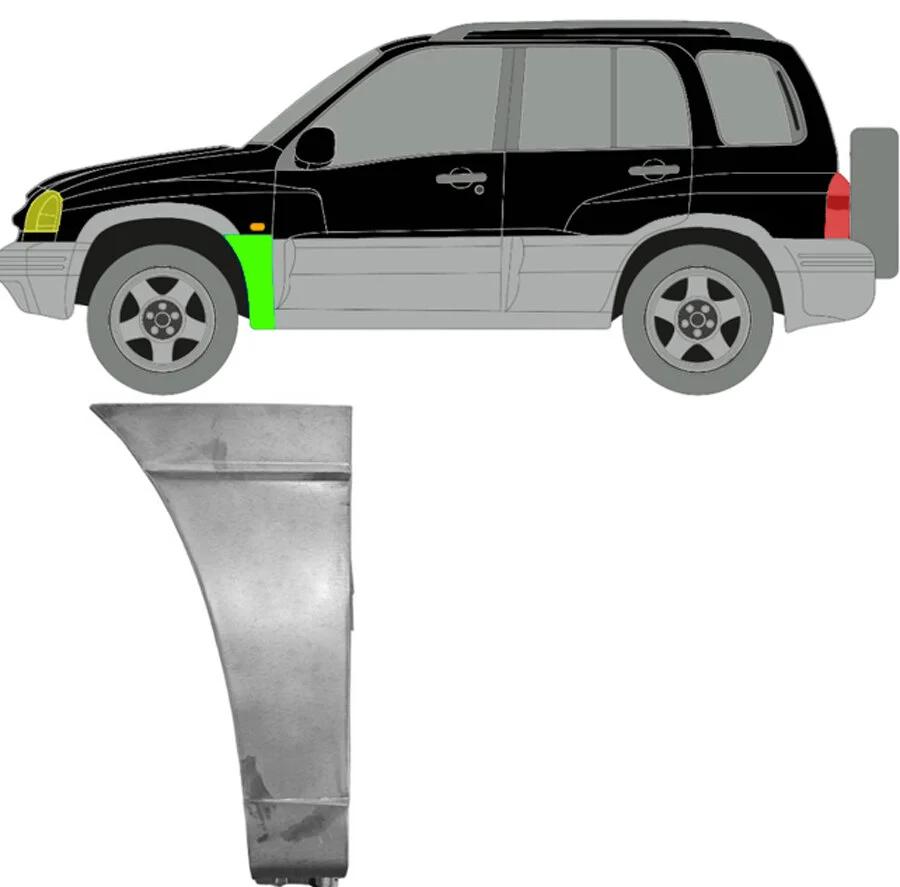 Vorne Kotflügel Blech links für Suzuki Grand Vitara 1997 - 2005 links