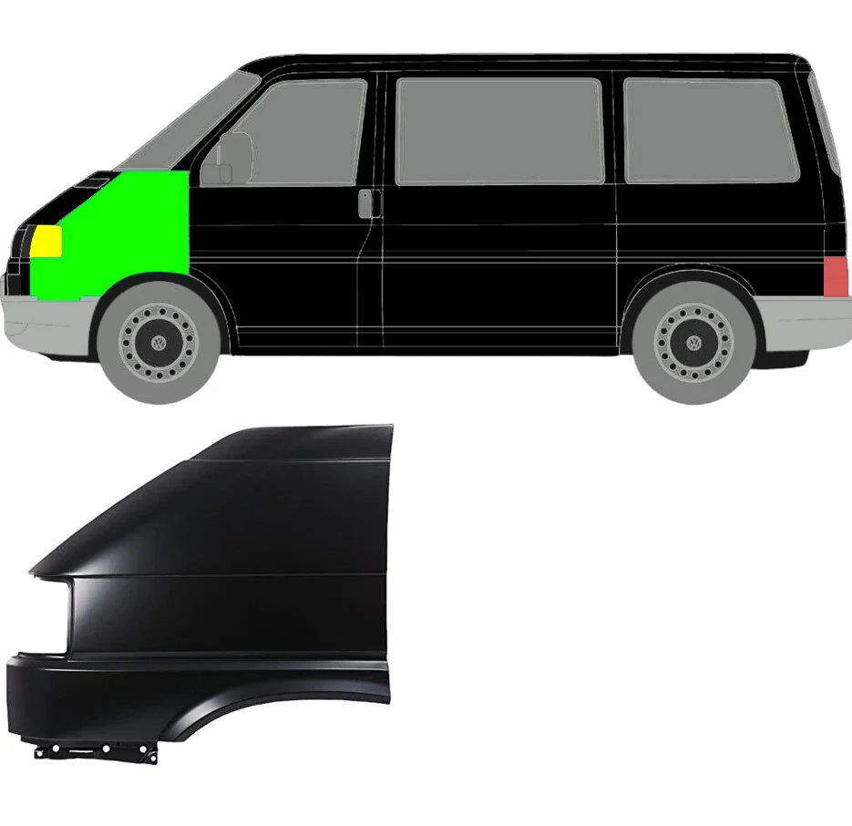 Vorne Kotflügel für Volkswagen Transporter T4 1996 - 2003 links