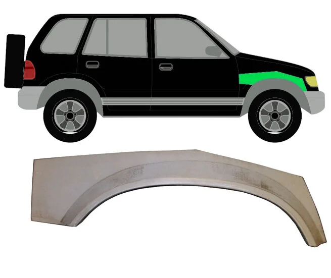 Vorne Kotflügel Oben Blech für Kia Sportage 1994 - 2004 rechts