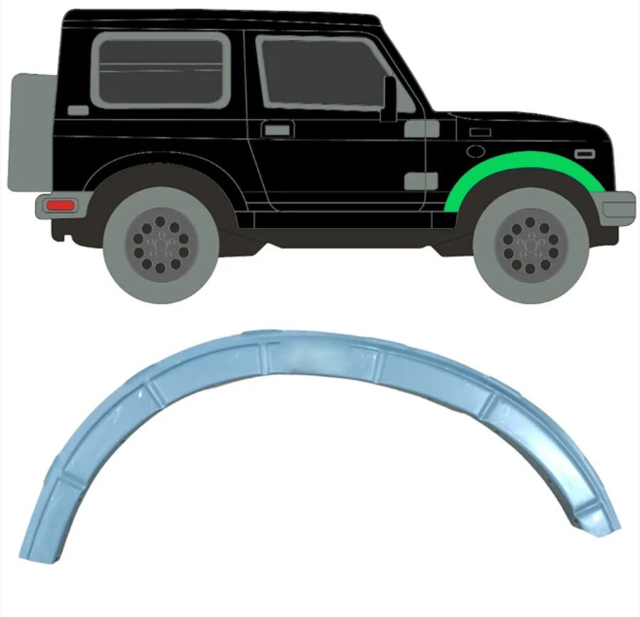 Vorne Kotflügel Radlauf Befestigung Blech für Suzuki Samurai Ab 1981 rechts