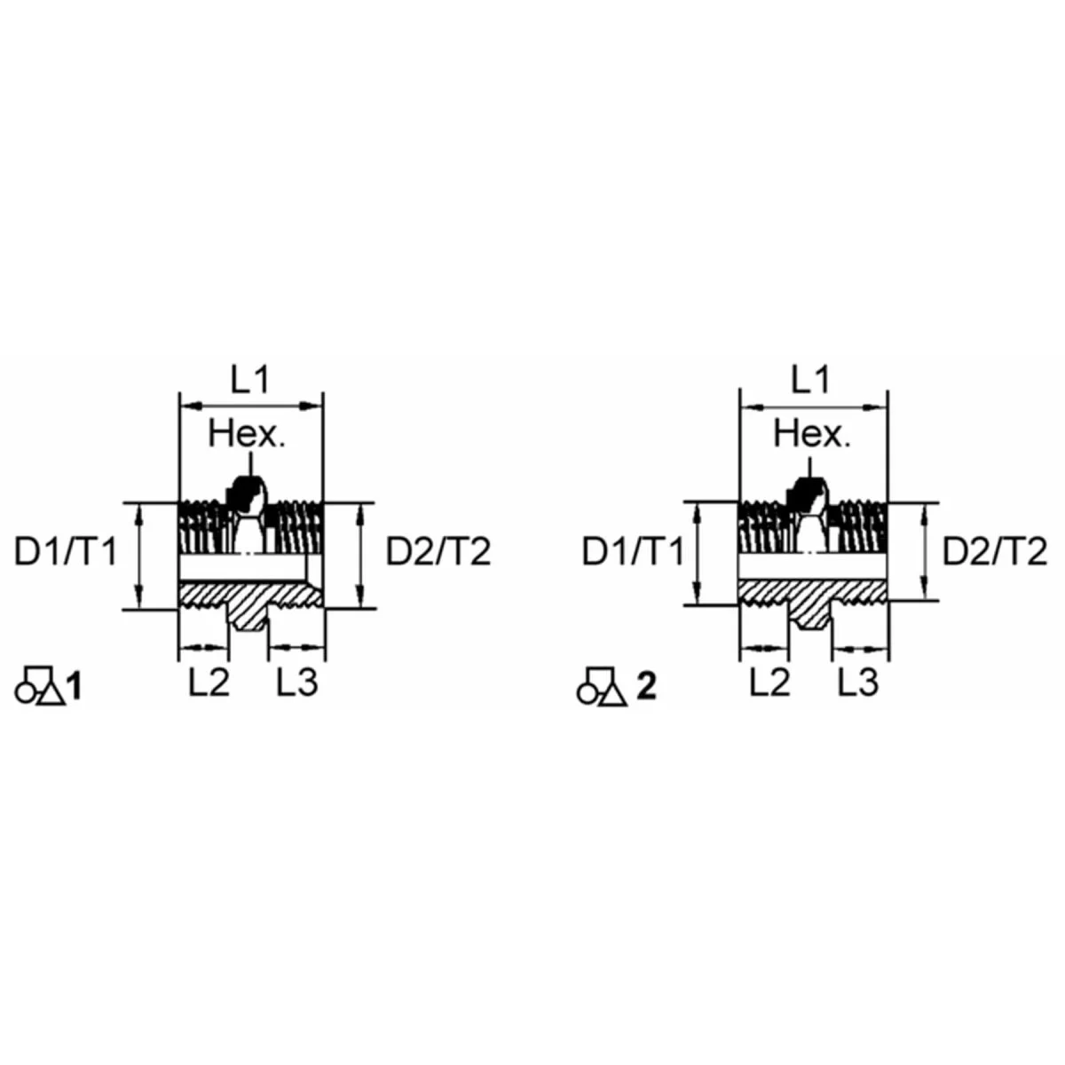 Wabco Doppelstutzen 8931001104 - 893 100 110 4