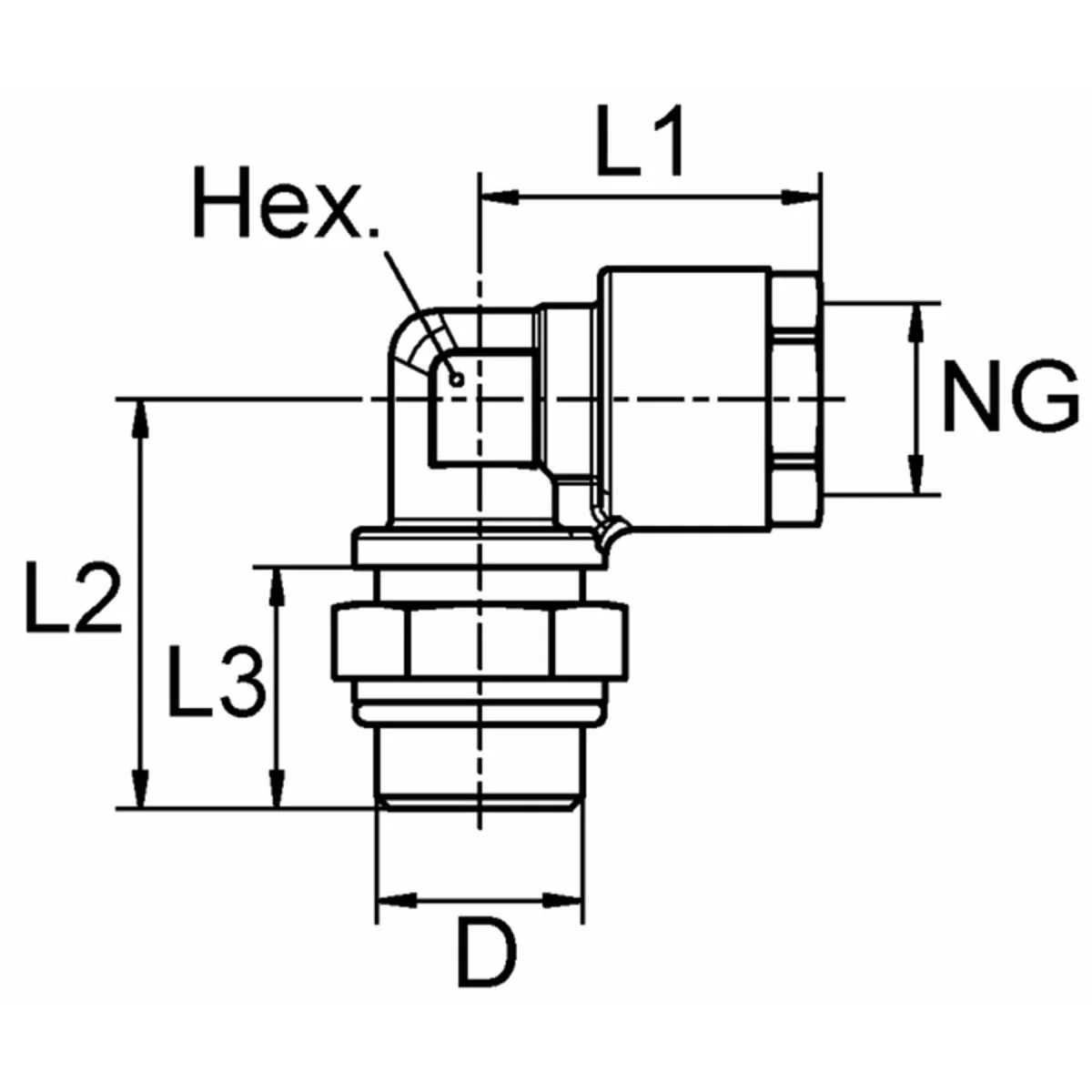 Wabco Einschraub-Winkelverschraubung 8938317492 - 893 831 749 2 passend für 4200666
