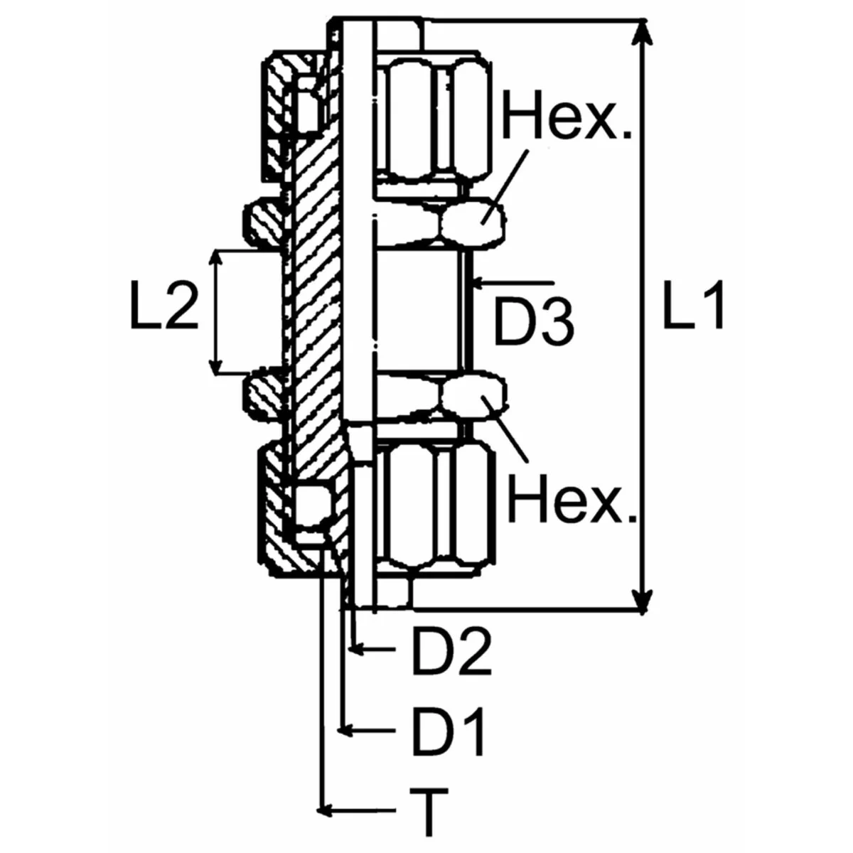 Wabco Gerade Durchgangsverschraubung 8938205910 - 893 820 591 0