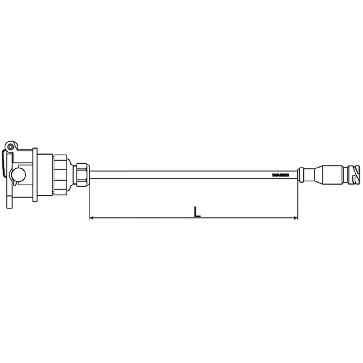 Wabco Kabel mit Gerätesteckdose 4491320600 - 449 132 060 0