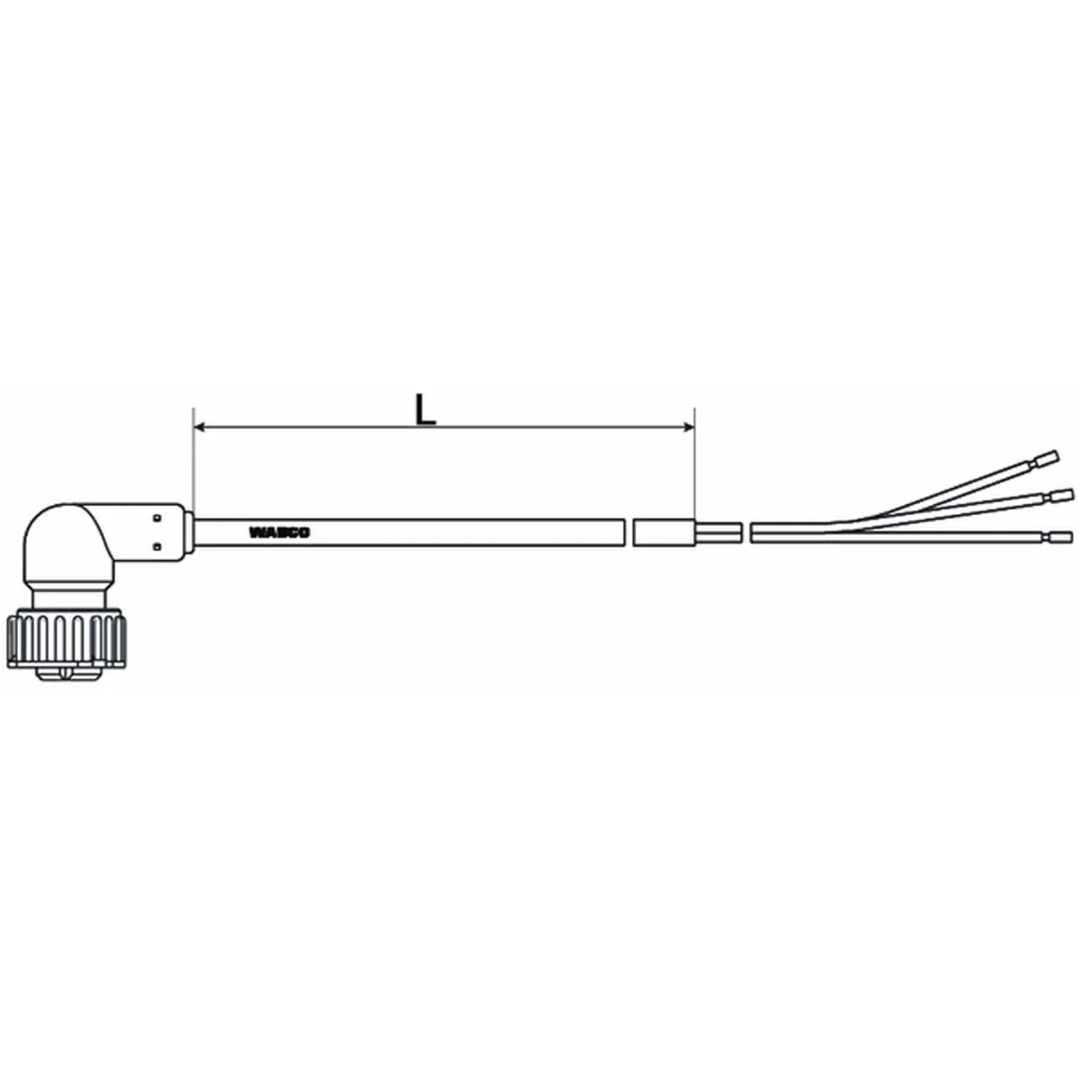 Wabco Kabel mit Gerätesteckdose 4495130900 - 449 513 090 0