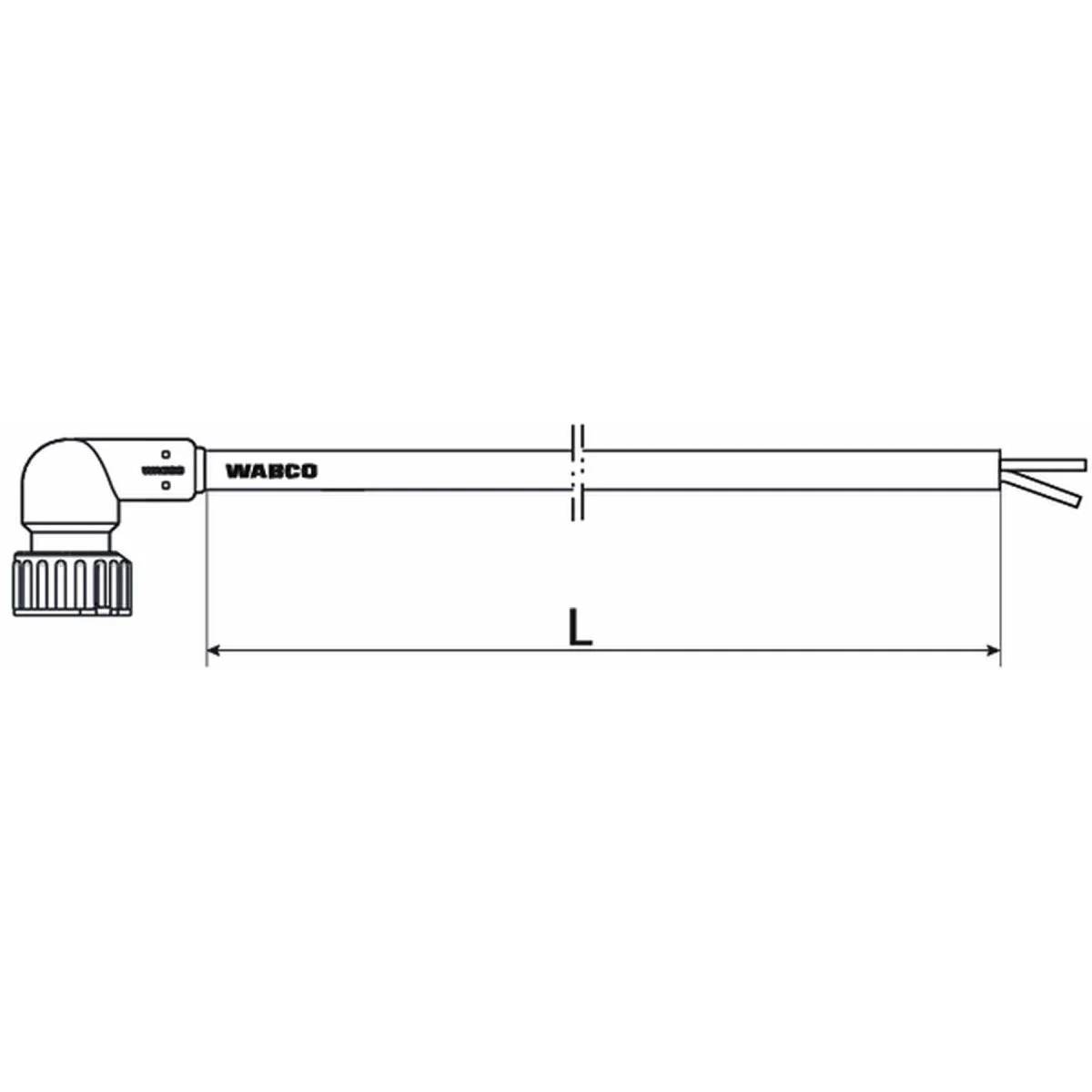 Wabco Kabel mit Gerätesteckdose 8945900382 - 894 590 038 2