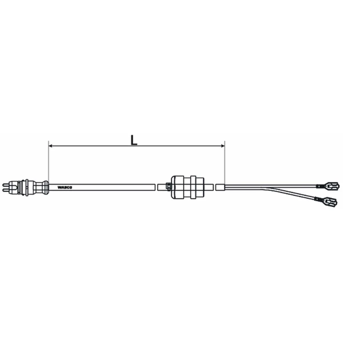 Wabco Kupplungsstecker mit Kabel 4497151500 - 449 715 150 0 passend für 6541955