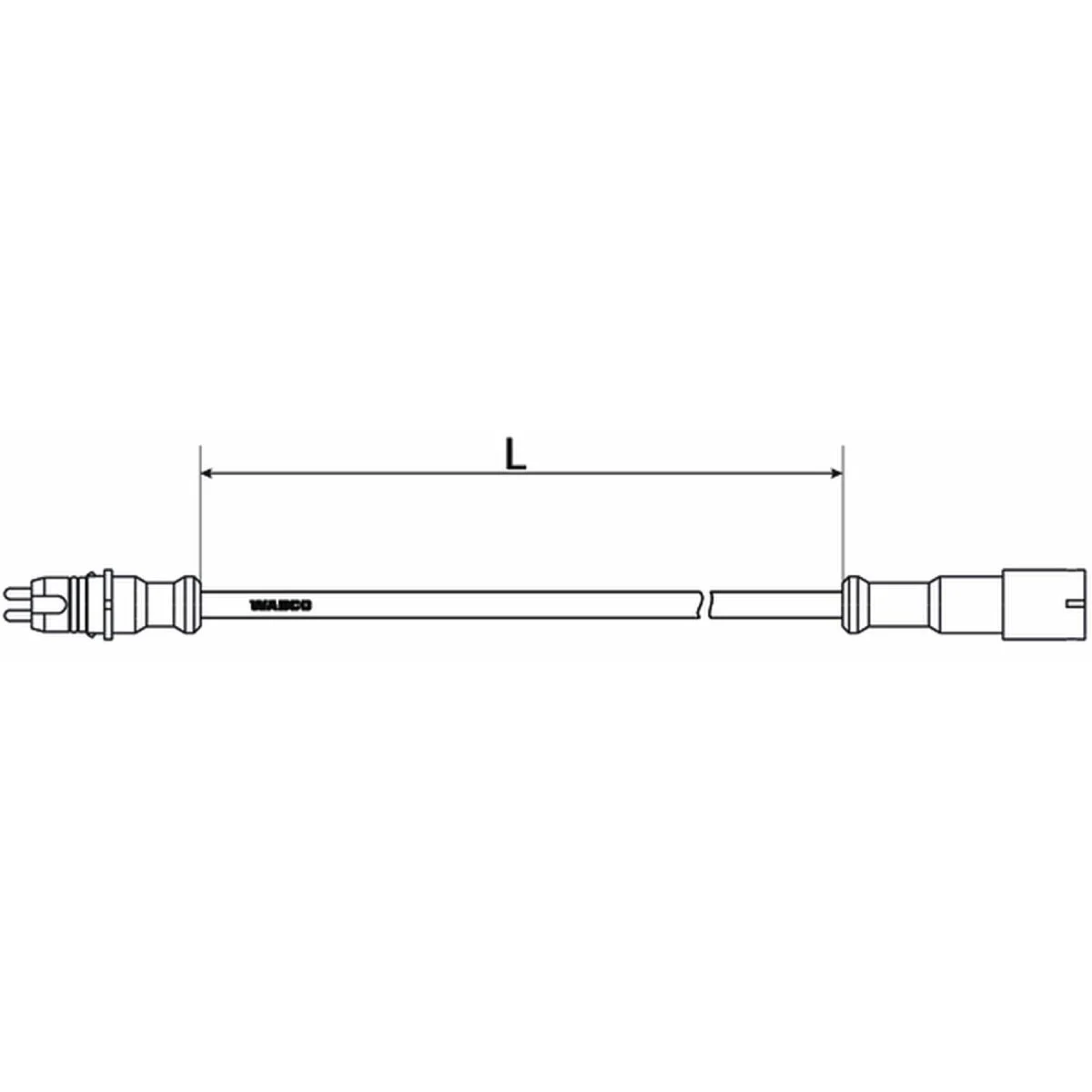 Wabco Kupplungsstecker mit Kabel 4497550250 - 449 755 025 0 passend für 1626757
